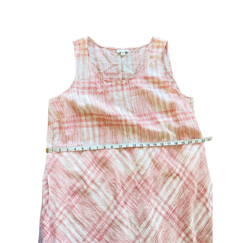 J Jill Love Linen Plaid Maxi Dress - Picture 9 of 11